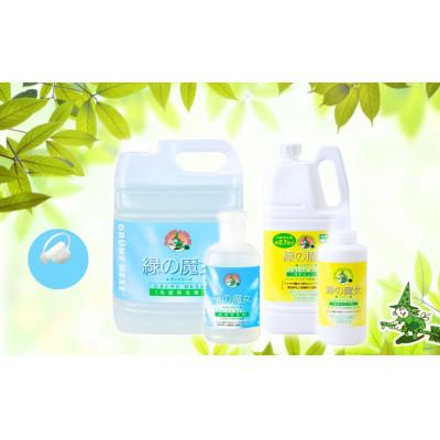 ふるさと納税 龍ケ崎市 緑の魔女Aランドリーセット(洗濯洗剤+柔軟剤セット)[沖縄・離島配送可能]