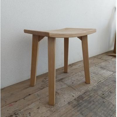ふるさと納税 藤枝市 ディッシュスツール 栗の木の家具 サイドテーブルにもなるスツール