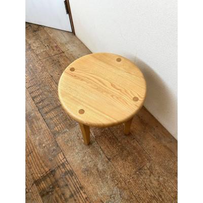 ふるさと納税 藤枝市 栗の木製 少し大きめでゆったり 丸スツールL スツールとは呼べない座り心地