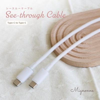 ふるさと納税 海老名市 USB Type-C to USB Type-C シリコンケーブル 1.2m ミスティホワイト