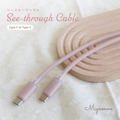 ふるさと納税 海老名市 USB Type-C to USB Type-C シリコンケーブル 1.2m ローズピンク