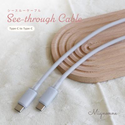 ふるさと納税 海老名市 USB Type-C to USB Type-C シリコンケーブル 1.2m ベイビーブルー