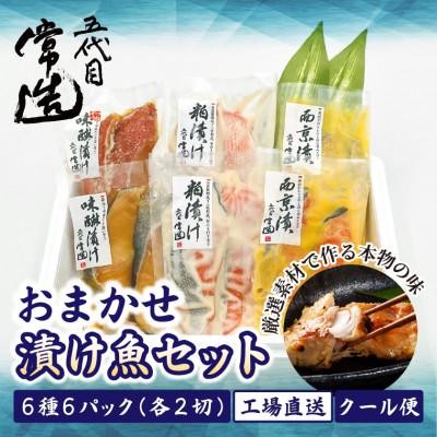 ふるさと納税 ひたちなか市 自家製二日仕込み!おまかせ漬け魚セット 6種6パック 真空個包装