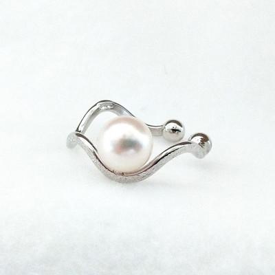 ふるさと納税 鳥羽市 あこや本真珠イヤーカフ・フラクタル1珠 40-38