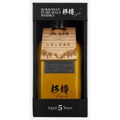 ふるさと納税 神戸市 六甲山蒸溜所ピュアモルトウイスキー 杉樽 フィニッシュ5年 500ml ※化粧箱付き