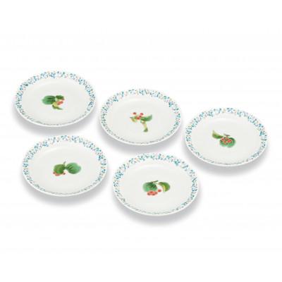 ふるさと納税 能美市 九谷焼 4.5号皿揃 山帰来