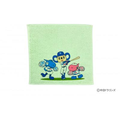 ふるさと納税 大垣市 [中日ドラゴンズとのコラボアイテム]のこり染×ドアラミニタオル ほうれんそう