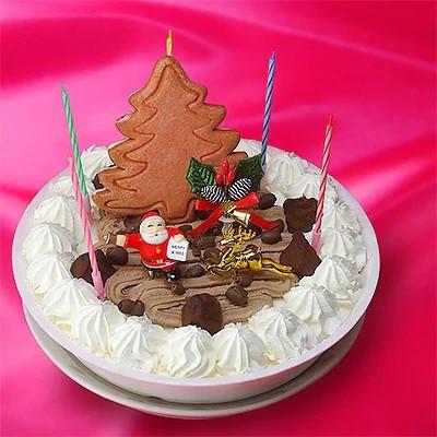 ふるさと納税 白石市 フロム蔵王 Xmasデコレーションアイスケーキ 7号