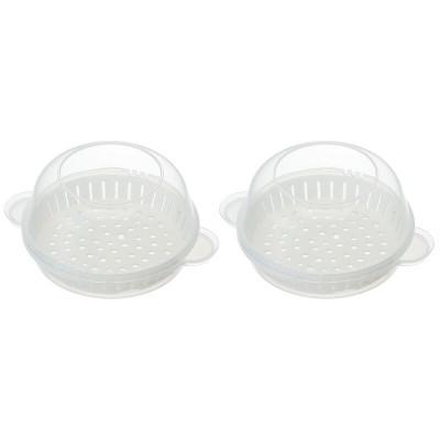 ふるさと納税 奈良市 中華まんケース (ザル付き) 電子レンジ蒸し器 2個 SMA1 奈良市 3-021 653391