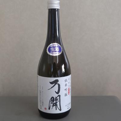 ふるさと納税 須賀川市 純米吟醸 万開&lt;生酒&gt; 720ml×1本