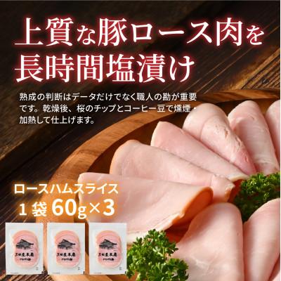 ふるさと納税 兵庫県 【お試しセット】 三田屋本店ロースハム詰合せ |  | 01