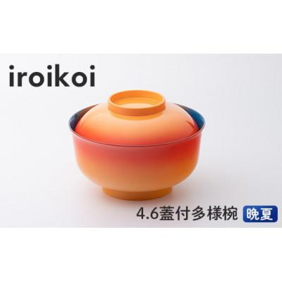 ふるさと納税 加賀市 iroikoi 4.6 蓋付多様椀 晩夏