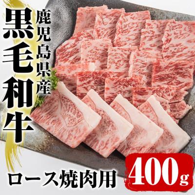 ふるさと納税 阿久根市 鹿児島県産 黒毛和牛 ロース 焼肉用 計400g×1パック(阿久根市) akn042-14
