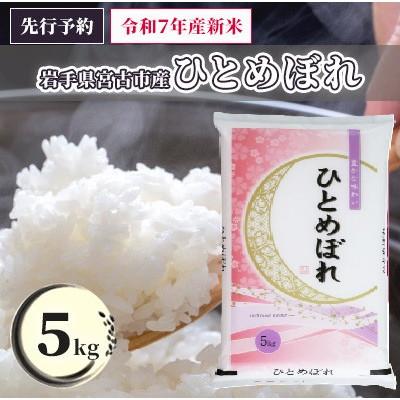 ふるさと納税 宮古市 [先行予約 12月より順次発送][令和7年産]岩手県産ひとめぼれ 精米 5kg