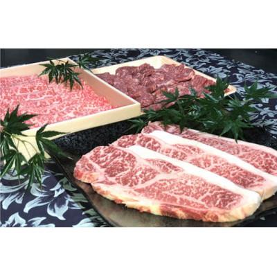 ふるさと納税 おおい町 若狭牛 プレミアムセット( サーロインステーキ用 モモ焼肉用 ローススライス )