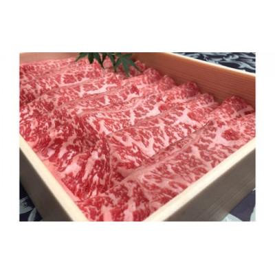 ふるさと納税 おおい町 福井県のブランド牛 若狭牛 ローススライス 500g