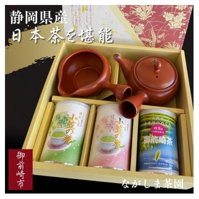 ふるさと納税 御前崎市 店長お薦めの静岡茶と急須湯冷ましセット