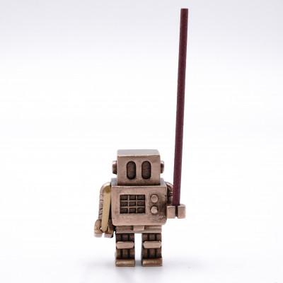 ふるさと納税 高岡市 福香 -FUKKA- ロボット1号/ROBOT TYPE1 ブロンズ お香立て