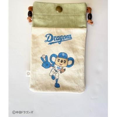 ふるさと納税 大垣市 [中日ドラゴンズとのコラボアイテム]のこり染×ドアラスマホショルダーよもぎ
