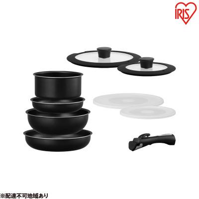 ふるさと納税 大河原町 フライパン セット ガス火専用 アイリスオーヤマ 9点セット