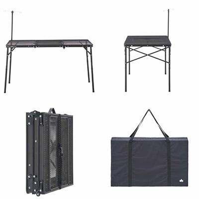 ふるさと納税 城陽市 アイアンメッシュ 3FD BBQテーブル 13070 アウトドアやキャンプで活躍! 73581002の画像
