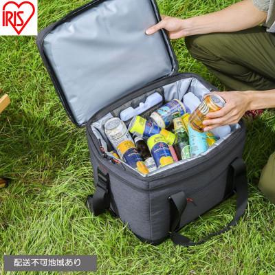 ふるさと納税 大河原町 HUGEL エアロゲルソフトクーラーボックス チャコールグレー25L アイリス