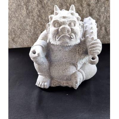 ふるさと納税 高松市 庵治石「鬼っこ」やるっ鬼