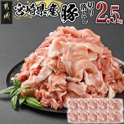 ふるさと納税 都城市 宮崎県産豚切り落とし2.5kg(真空)