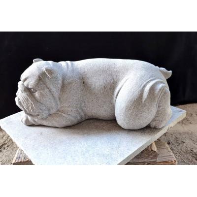 ふるさと納税 高松市 庵治石 ブルドッグ