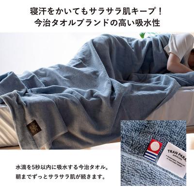 ふるさと納税 今治市 (今治タオル)クーベルチュールタオルケット Relax(杢グレー)【I003480GY】 |  | 01