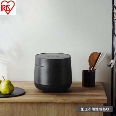 ふるさと納税 大河原町 マイコンジャー炊飯器 3合 ナチュラルブラック アイリスオーヤマ