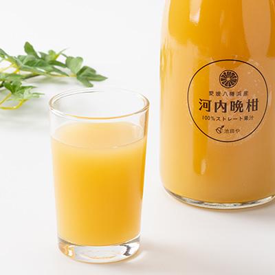 ふるさと納税 八幡浜市 河内晩柑ジュース(ストレート)720ml×12本【H56-79】の画像