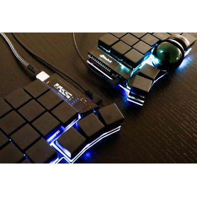 ふるさと納税 飛騨市 トラックボール付き40%左右分割キーボードキット