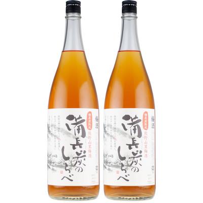 ふるさと納税 新宮市 熊野山里梅酒 備長炭のしらべ(備長炭熟成)1800ml(一升瓶)/2本セット/尾崎酒造(C005)