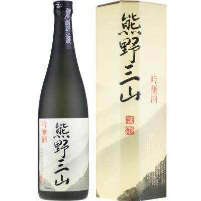ふるさと納税 新宮市 熊野三山 吟醸酒 辛口 化粧箱入/720ml×2本セット/尾崎酒造(C008)