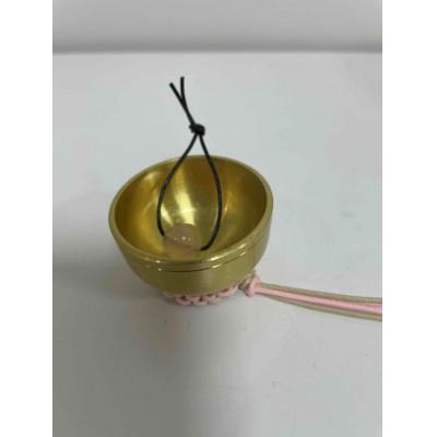 ふるさと納税 高岡市 [高岡銅器]オトノスイッチ組紐座付 光彩 ローズクオーツ