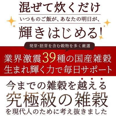 ふるさと納税 静岡市 雑穀米本舗 国産 明日への輝き39 穀米ブレンド 8kg(400g×20袋) |  | 01