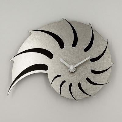 ふるさと納税 川口市 壁掛け時計「ammonite-black」