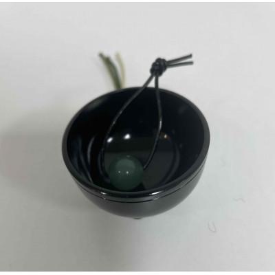 ふるさと納税 高岡市 [高岡銅器]オトノスイッチ組紐座付 漆黒 アベンチュリン