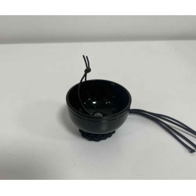 ふるさと納税 高岡市 [高岡銅器]オトノスイッチ組紐座付 漆黒 ヘマタイト