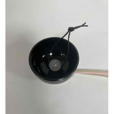 ふるさと納税 高岡市 [高岡銅器]オトノスイッチ組紐座付 漆黒 ローズクオーツ