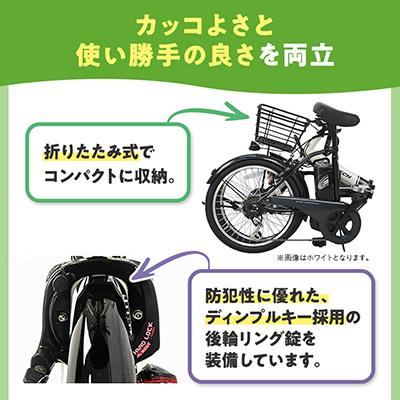 ふるさと納税 和泉市 PELTECH 20インチ 折り畳み電動アシスト自転車 外装6段変速【簡易組立必要品】マットブラック |  | 02