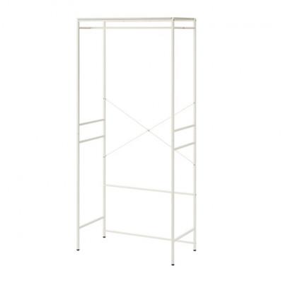 ふるさと納税 大河原町 チェスト上ハンガーラック 幅約84.7cm ホワイト アイリスオーヤマ