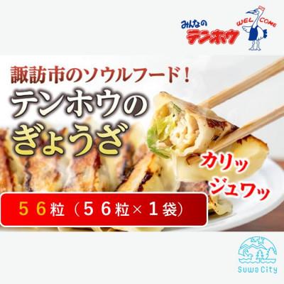 ふるさと納税 諏訪市 テンホウのぎょうざ56ケ入り1袋