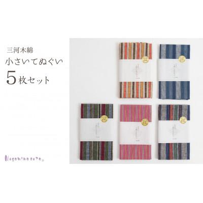 ふるさと納税 蒲郡市 三河木綿 小さいてぬぐい 5枚セット_[G0542]