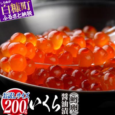 ふるさと納税 白糠町 いくら醤油漬(鱒卵)【200g(200g×1)】 | 