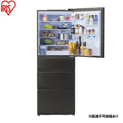 ふるさと納税 大河原町 冷凍冷蔵庫 428L ノーブルグレー(4ドア)アイリスオーヤマ スリム