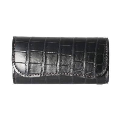 ふるさと納税 河内町 WILDSWANSクロコダイルCLIPPER3(ブラック)