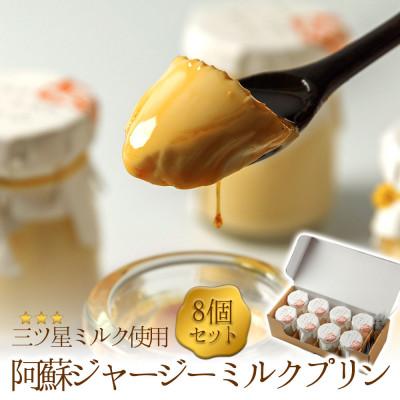 ふるさと納税 阿蘇市 阿蘇ジャージーミルクプリン8個セット
