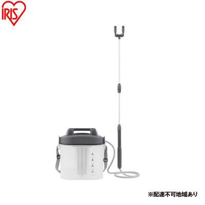 ふるさと納税 大河原町 電池式噴霧器 ツインノズル ダークグレー 4L アイリスオーヤマ